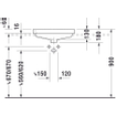Duravit Vero lavabo encastré 55x46,5cm avec trou de robinetterie et trop-plein blanc 0300003
