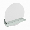 Mondiaz SPOT Miroir de salle de bain - rond 50cm - plan de miroir - couleur Greey SW1235533
