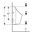 Geberit Urinoir (goot) SW1235334