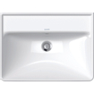 Duravit D-Neo lavabo 60x44x16.5cm sans trou de robinet rectangulaire Céramique Blanc SW640415