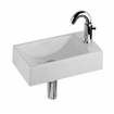 Geberit Diedro lave-mains cuve à gauche, trou de robinet à droite 40x23cm blanc 0200043