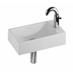 Geberit Diedro Lave mains vasque gauche 40x23cm trou pour robinetterie droite Blanc 0200043