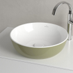 Villeroy & Boch Artis opzetwastafel 43cm rond sage green SW644115