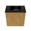 Mondiaz JOYA 40cm toiletmeubel - kleur Oak - Wastafel FAYE positie Midden Zonder kraangat kleur Urban. SW1421156
