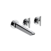 Crosswater Foile Robinet de baignoire - 2 fonctions - sans élément encastré - chrome SW968389