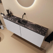 MONDIAZ TURE-DLUX meuble WC 120 cm Cale. EDEN lavabo Lava position centrale. Sans trou de robinet. SW1103753