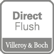 Villeroy & Boch Avento Pack WC 37x31.5cm - direchtflush - à fond creux - avec réservoir encastrable - plaque de commande acier mat - Stone White CeramicPlus SW956271