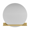 Mondiaz SPOT Miroir de salle de bains - rond 120cm - tablette de miroir - couleur Oro SW1235577