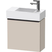 Duravit D-neo Meuble sous vasque 48.4x22.2x44cm 1 porte Taupe mat SW640714