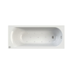 Riho Easypool 3.1 Miami whirlpoolbad - 170x70cm - hydro 6+4+2 pneumatische bediening links - inclusief poten en afvoer - glans wit SW1116788