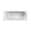 Riho Easypool 3.1 Miami whirlpoolbad - 170x70cm - hydro 6+4+2 pneumatische bediening rechts - inclusief poten en afvoer - glans wit SW1116786