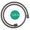 Hansgrohe Designflex doucheslang textiel1/2x125cm met anti-knik bescherming brushed black chroom SW918012