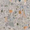 Ceralto Minera Chip Carreau de sol - 60x60cm - 9.5mm - rectifié - Multicolore SW1212413