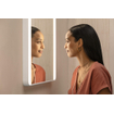 Hansgrohe Xarita Lite Q Spiegel - 60x70cm - led verlichting - Verticaal - wandschakelaar - Mat wit SW1165018