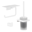 Hansgrohe Addstoris Ensemble d'accessoires WC - 3 pièces - Blanc mat SW1079987