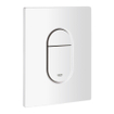 GROHE Arena Cosmopolitan plaque de commande WC verticale blanche 0729242