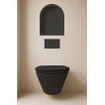 Wiesbaden Demis Niche encastrée - 30x45x7cm - arc arrondi - noir mat SW1473615
