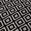 Sealskin trellis tapis de bain 60x60 cm coton noir SW699493