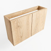 Mondiaz FOWY fonteinonderkast - 70x22x50cm - 2 deuren - push to open - softclose - Washed Oak SW1016849