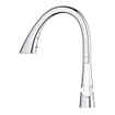 GROHE Zedra Mitigeur de cuisine - bec orientable/extensible - chromé SW404637