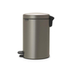 Brabantia NewIcon Pedaalemmer - 12 liter - kunststof binnenemmer - platinum SW767514