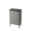 Brabantia Bo Touch Bin Hi Afvalemmer - 60 liter - kunststof binnenemmer - mineral concrete grey SW1117304