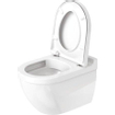 Duravit Starck 3 pack cuvette suspendue sans bride à chasse profonde abattant blanc SW70150