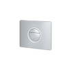 GROHE Nova Cosmopolitan Light plaque de commande WC double chasse verticale horizontale incluant éclairage LED chromé 0434147