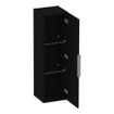 BRAUER Elevate armoire haute 120 excl. poignée à poser avec 1 porte à ouverture gauche ou droite Timber Black SW1200013