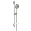 GROHE Vitalio Joy ensemble de douche - barre de douche 60 cm - douchette ronde - 3 types de jets - mitigeur thermostatique - supersteel brossé (acier inoxydable) SW1576554
