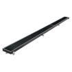 Differnz caniveau de douche grille design carreau acier inoxydable 304 70 cm noir mat SW705412