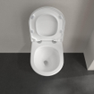 Villeroy & Boch Subway 3.0 Toiletset - zonder spoelrand - diepspoel - inbouwreservoir - twistflush - bedieningsplaat chroom glans - zitting softclose & quickrelease - ceramic+ stone white SW956300