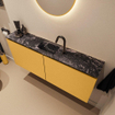 MONDIAZ TURE-DLUX Meuble WC 120cm Ocher. EDEN lavabo Lava position centrale. Avec 1 trou de robinet. SW1103918