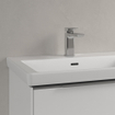 Villeroy & Boch Subway 3.0 lavabo-meuble - 130cm - 2 tr de robinet avec trop-plein C+ stone white SW641530