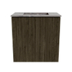 Mondiaz JOYA-DLUX Meuble de toilette 40cm - couleur Shadow - Vasque FAYE position Milieu Sans trou de robinet couleur Sombra. SW1425171