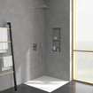 Villeroy & Boch Universal Showers hoofddouche - 25cm - vierkant - chroom SW974326