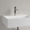 Villeroy & Boch memento 2.0 Lavabo pour porte serviettes 50x14x9cm 1 trou de robinet Blanc Alpin SW358404