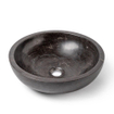 Wiesbaden Raw vasque à poser ronde 40x12 cm pierre dure adoucie SW95993
