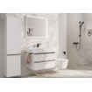 Hansgrohe Xelu Q Hoge Kast - 165x40x35cm - 2 deuren - greep mat zwart - softclose - scharnier links - high gloss white SW995238