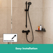 Hansgrohe vernis blend ensemble coulissant 65 cm noir mat SW642516