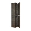 HR badmeubelen Armoire haute - 35x35x170cm - 2 portes - ouverture à droite - sans poignées - espresso SW531823