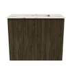 Mondiaz JOYA-DLUX Meuble de toilette 50cm - couleur Shadow - Lavabo FAYE position Droite Sans trou de robinet couleur Nata SW1424937