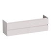 BRAUER Joy wastafelonderkast 160 4 softclose lades - greeploos - 2 sifon uitsparingen - mat zand SW1201126