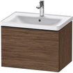 Duravit D-neo Meuble sous vasque 63.4x45.2x44cm 1 tiroir Noyer foncé mat SW640673