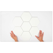 Terravito Bereno wand- en vloertegel - 15x17cm - 9mm - Zeshoek - Wit mat SW476711