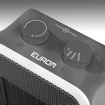 Eurom Safe-T-Heater 2400 Chauffage céramique 2400 watt 13.5x18x26cm Noir SW486875