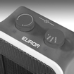 Eurom Safe-T-Heater 2400 Chauffage fourneau céramique 2400watt 13.5x18x26cm Noir SW486875
