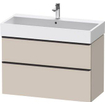 Duravit D-neo Meuble sous vasque 98.4x44.2x62.5cm 2 tiroirs Taupe mat SW641144