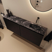 MONDIAZ TURE-DLUX Meuble toilette - 120cm - Urban - EDEN - vasque Lava - position droite - sans trou de robinet SW1103655