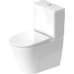 Duravit D-Neo WC au sol 37x65x40cm Blanc brillant SW640425